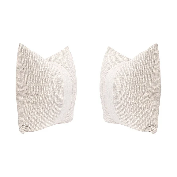 Essentials For Living The Split Decision 22" Essential Pillow, Set of 2 7206-22.LGLIN/TXCRM