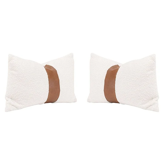 Essentials For Living The Split Decision 20" Essential Lumbar Pillow (Set of 2) 7207-20.BOU-SNO/WB