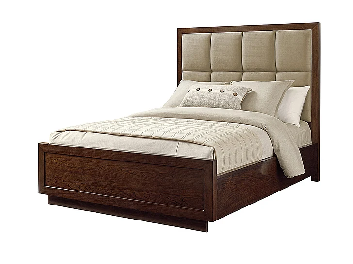 Lexington Laurel Canyon Queen Casa del Mar Upholstered Bed in Mocha 721-133C