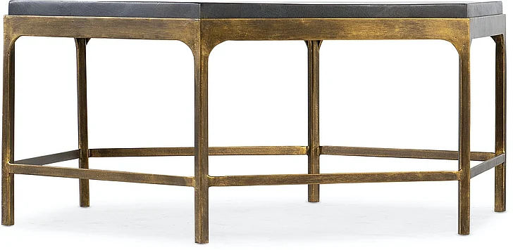 Hooker Furniture Commerce and Market Octavius Cocktail Table in Gold 7228-80050-00
