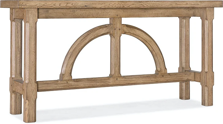 Hooker Furniture Commerce and Market Console Table in Light Wood 7228-85004-85
