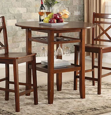 ACME Tartys Counter Height Table in Cherry 72535