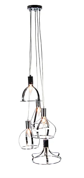 UMA Black Metal Pendant, 13" x 14" x 23" | 72650 CLOSEOUT