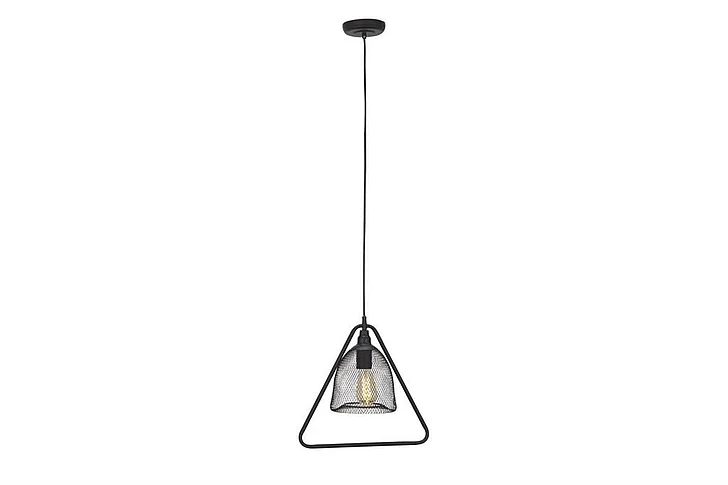 UMA Black Iron Industrial Pendant, 14" x 15" x 15" | 72664 CLOSEOUT