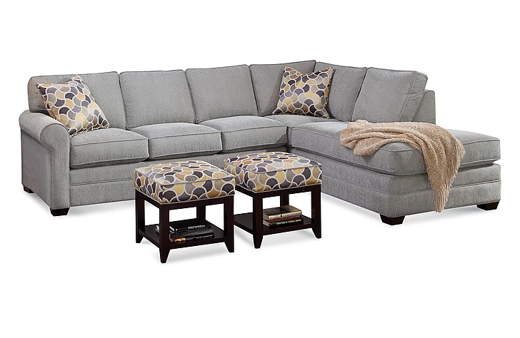 Braxton Culler Bedford Two-Piece Bumper Sectional 728-2PC-SEC2