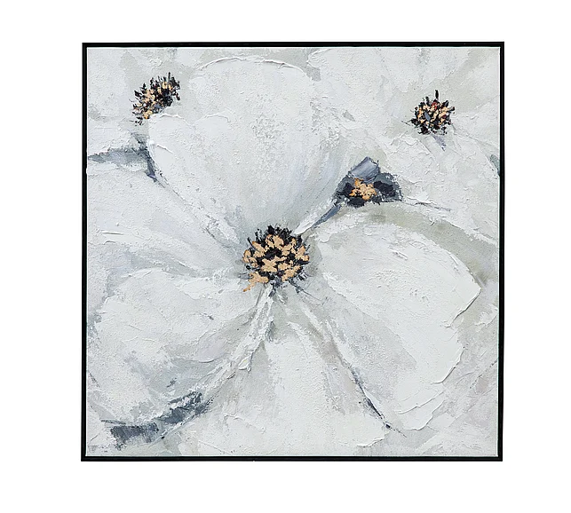 Bassett Mirror Company Dogwood Framed Canvas 7301-031