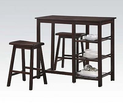 Acme 3pc Counter Height Table Set 73050
