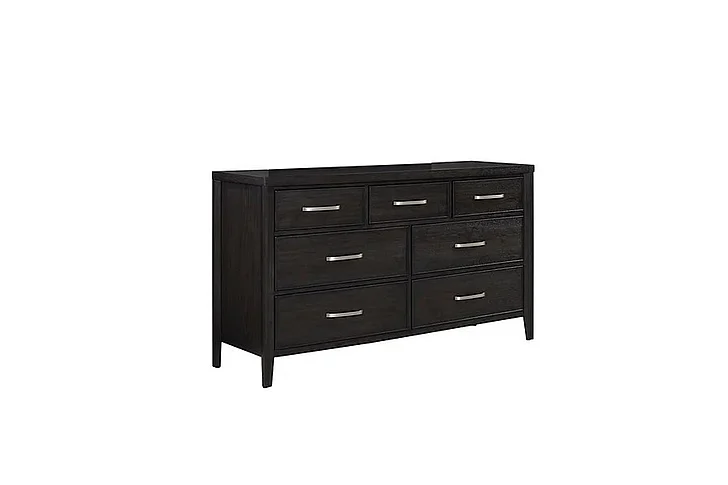 FD Home Studio 24 7 Drawer Dresser in Java Bean 7324-05