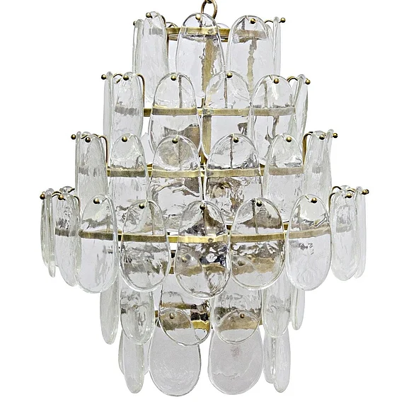 Noir Furniture Mystic Chandelier in Antique Brass LAMP560MB CLOSEOUT