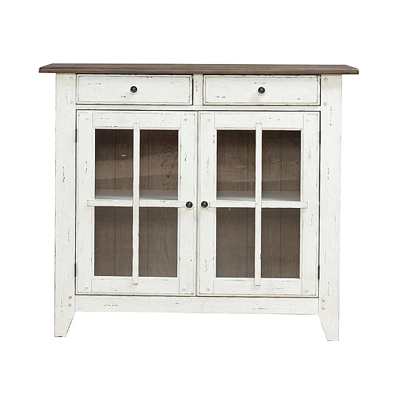 Liberty Furniture Al Fresco Server in Graphite/Whitestone 741-SR5043