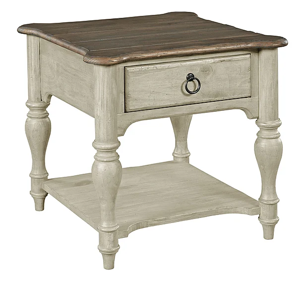 Kincaid Weatherford End Table in Cornsilk Finish 75-021