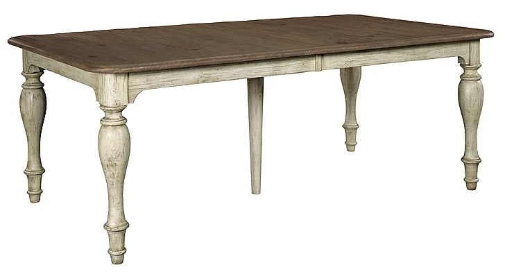 Kincaid Weatherford Canterbury Rectangular Dining Table in Cornsilk Finish 75-054