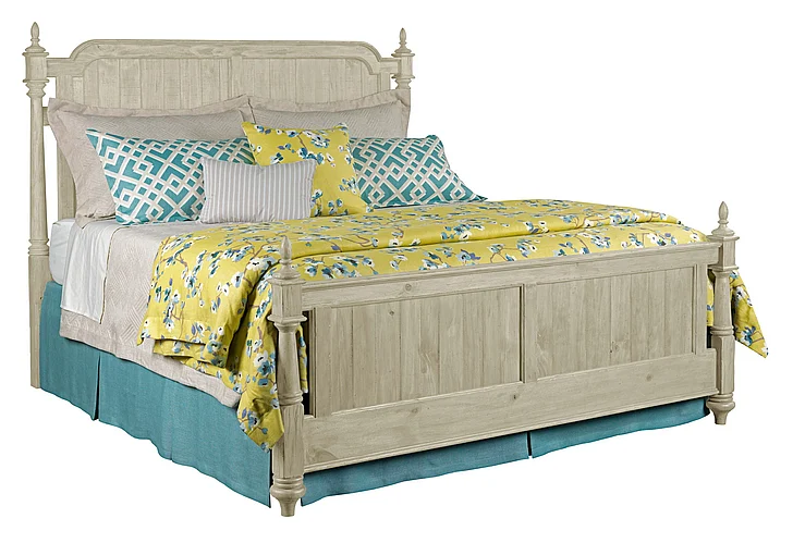 Kincaid Weatherford Westland King Poster Bed in Cornsilk