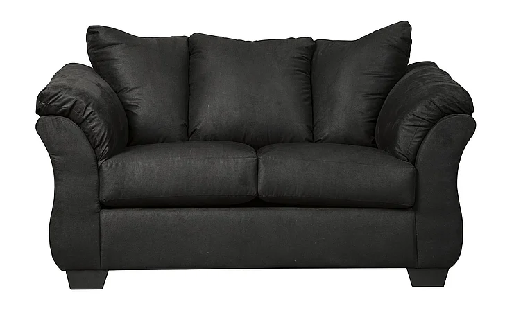 Darcy Loveseat in Black 7500835