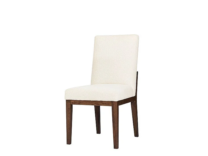 Vaughan-Bassett Dovetail Uph Side Chair White Fabric in Natural 752-030A