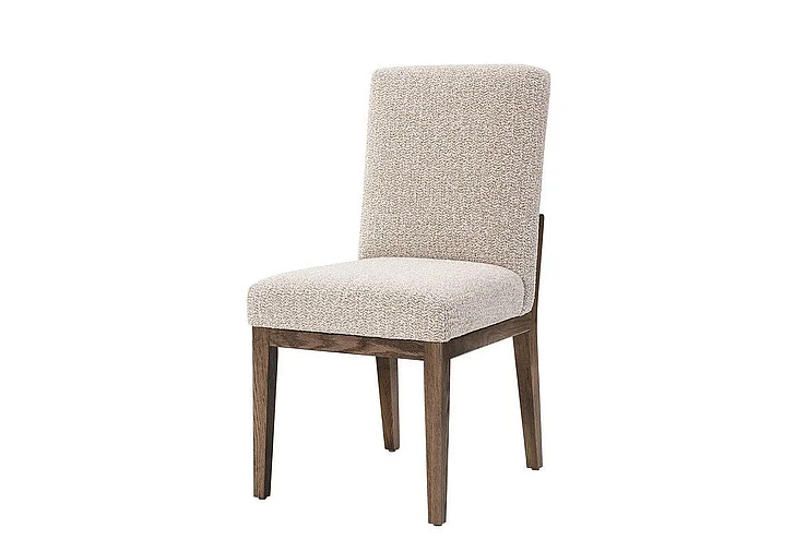 Vaughan-Bassett Dovetail Uph Side Chair Grey Fabric in Aged Grey 753-030C