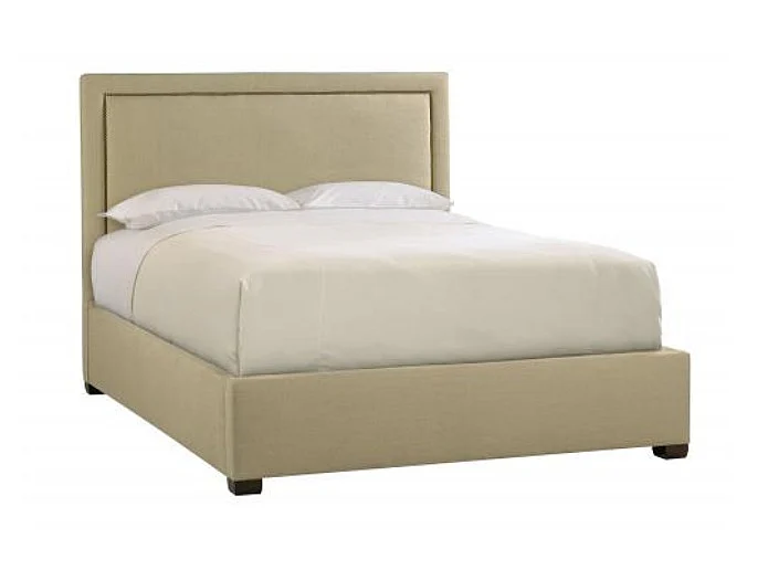 Bernhardt Interiors Morgan Panel Queen Bed with Taller Headboard in Espresso