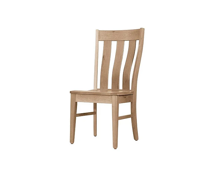 Vaughan-Bassett Dovetail Vertical Slat Chair in Bleached White 755-010