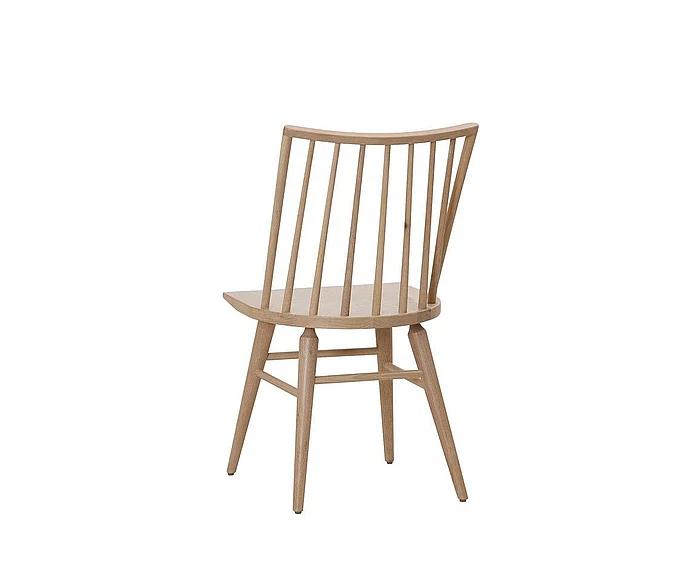 Vaughan-Bassett Dovetail Spindle Side Chair in Bleached White 755-040