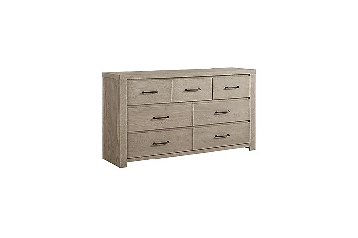 FD Home Oakhurst 7 Drawer Dresser in Aged Natural-Oak 7561-05