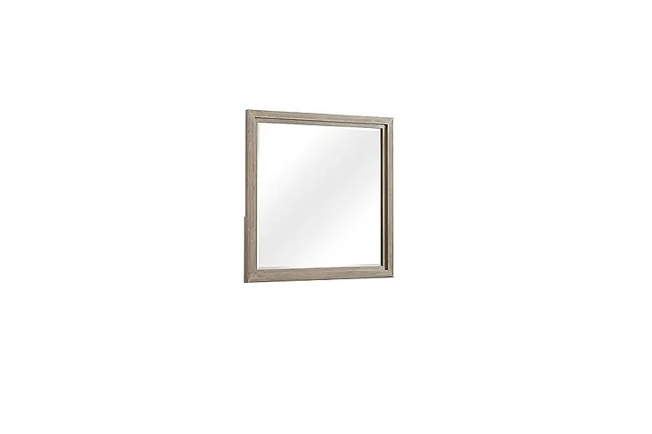 FD Home Oakhurst Landscape Mirror in Aged Natural-Oak 7561-06