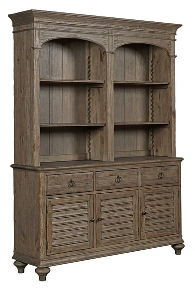 Kincaid Weatherford Hastings Open Hutch and Buffet in Heather Finish 76-079P