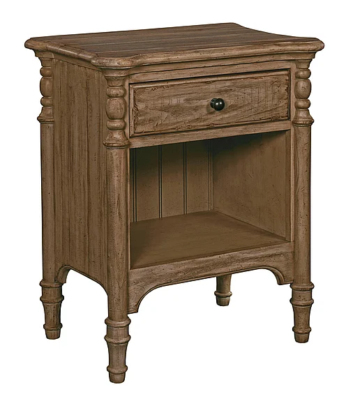 Kincaid Weatherford Open Nightstand in Grey Heather 76-143