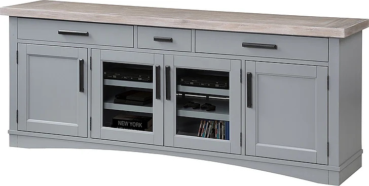 Parker House Americana Modern 76 in. TV Console in Dove AME#76-DOV