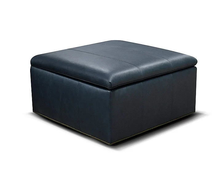 Tennessee Custom Hendrix Leather Storage Ottoman 76581LN