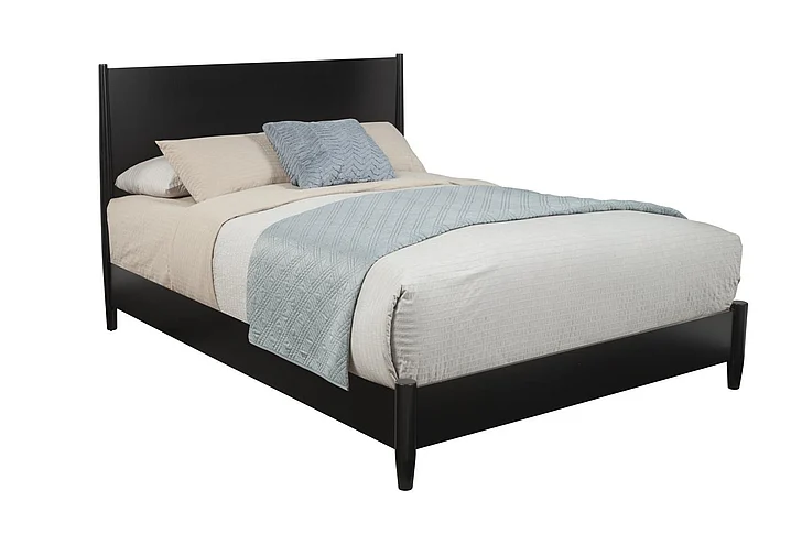 Alpine Furniture Flynn Cal King Platform Bed in Black 766BLK-07CK