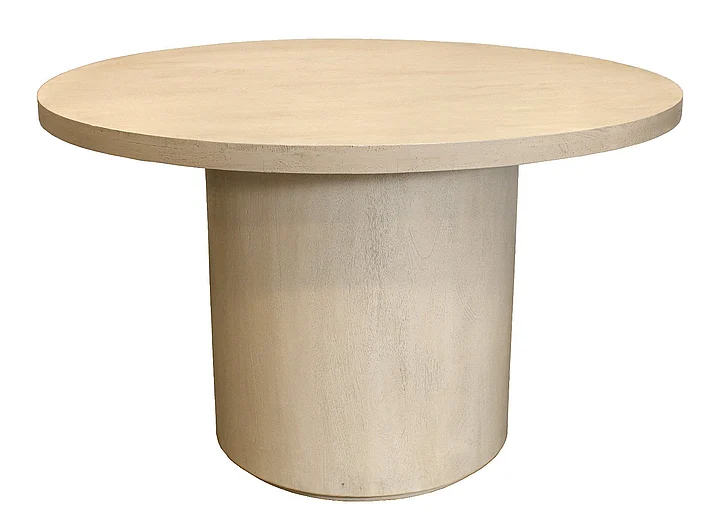 Moti Furniture Flagstaff 48" Round Dining Table in Stone Natural