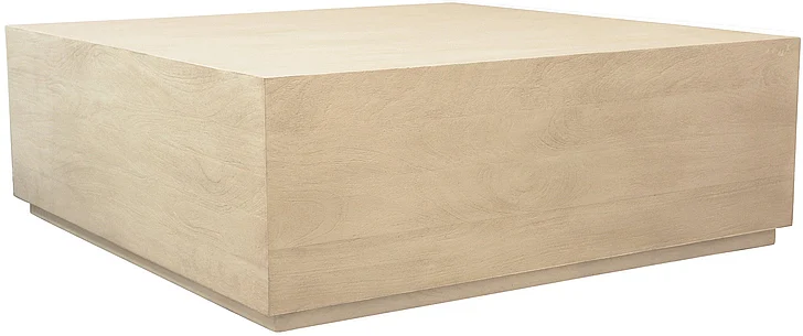 Moti Furniture Flagstaff 48" Square Cocktail Table in Stone Natural