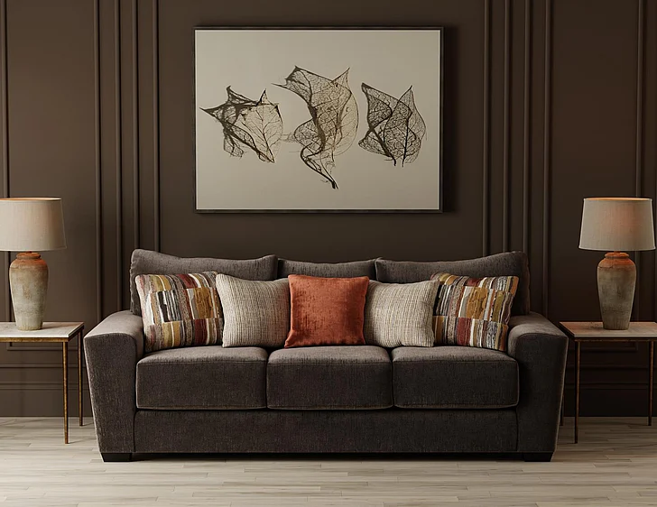 Corinthian Joshua Sofa in Luscious-Sable FG7703