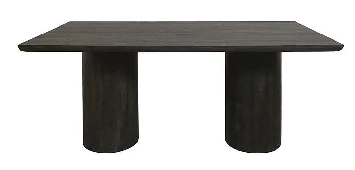 Moti Furniture Sullivan 72" Rectangular Dining Table in Dark Brown 77102012