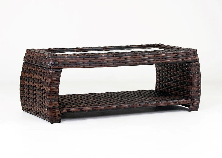 South Sea Outdoor Huntington Coffee Table in Frame Hazlenut Finish 77244-HZN