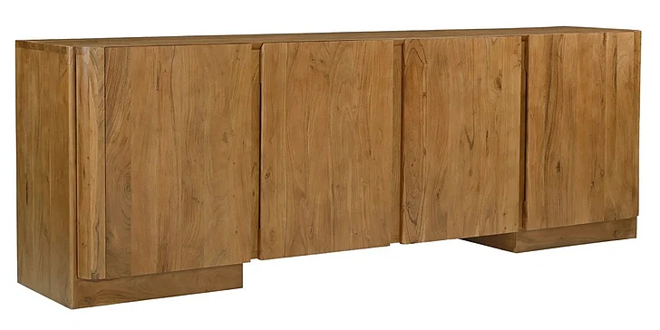 Moti Furniture Percy 4-Door Sideboard in Acacia Tan 77509015