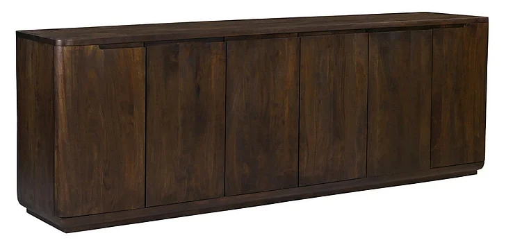 Moti Furniture Bernard 6-Door Sideboard in Barista Brown 77509018