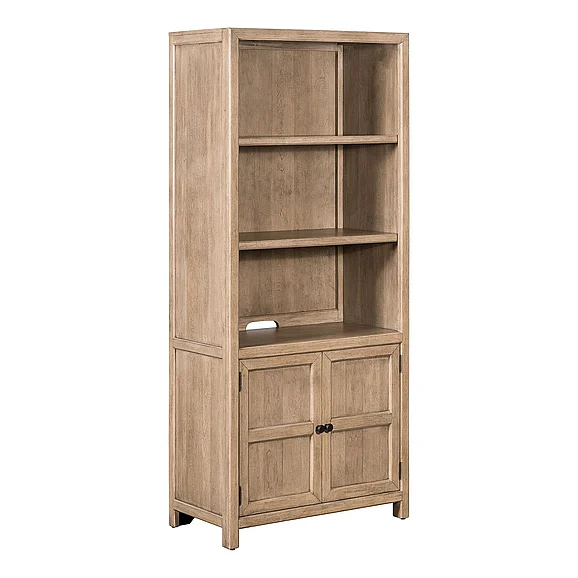 Liberty Furniture Proximity Place Bunching Bookcase in Barley Buff 780-HO201
