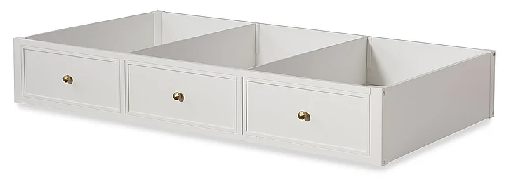 Rachael Ray Home Chelsea Trundle/Storage Drawer in White/Gold 7810-9500
