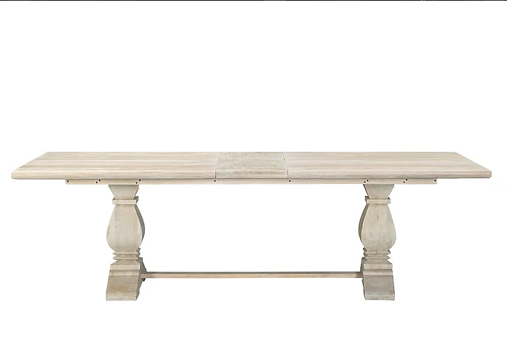 Moti Furniture Benedict Extendable Dining Table - White Wash 78102014