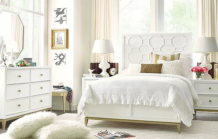 Legacy Kids Chelsea by RR 2pc Panel Bedroom Set in White