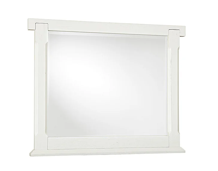 Vaughan Bassett Yellowstone American Dovetail Mirror in White & Buckskin 784-448