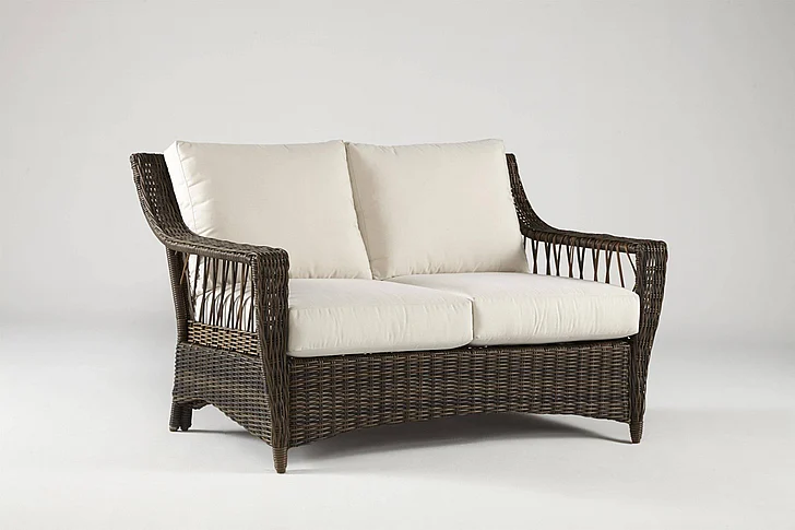 South Sea Outdoor ST John Loveseat in Frame Cappucino Finish 78502-CAP