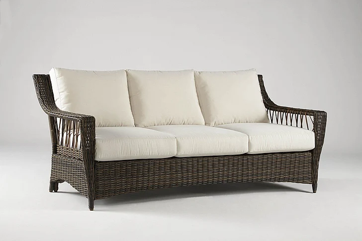 South Sea Outdoor ST John Sofa in Frame Cappucino Finish 78503-CAP