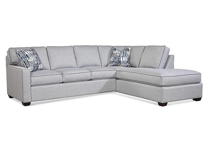 Braxton Culler Gramercy Park Two-Piece Bumper Sectional with Sleeper 787-2PC-SEC2-SLEEP