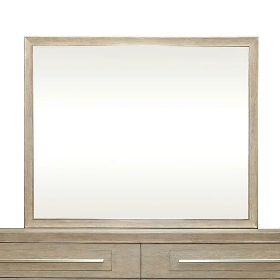 Liberty Furniture Brentwood Landscape Mirror in Sandstone 789-BR51