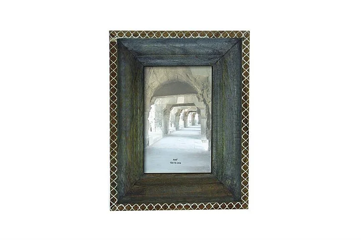 UMA Brown Mango Wood Natural Photo Frame, 9" x 7" x 1" | 79050