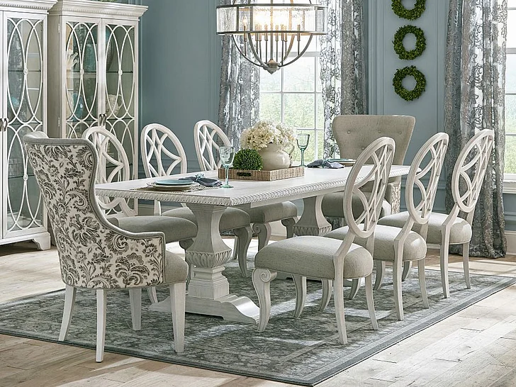 Legacy Classic Trisha Yearwood TY790 Jasper County 9-Piece Casual Dining Room Set in Dogwood