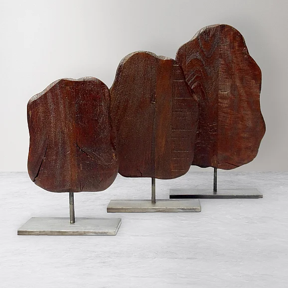 Moti Furniture Sama 3pc Decor in Antique Brown 79107002