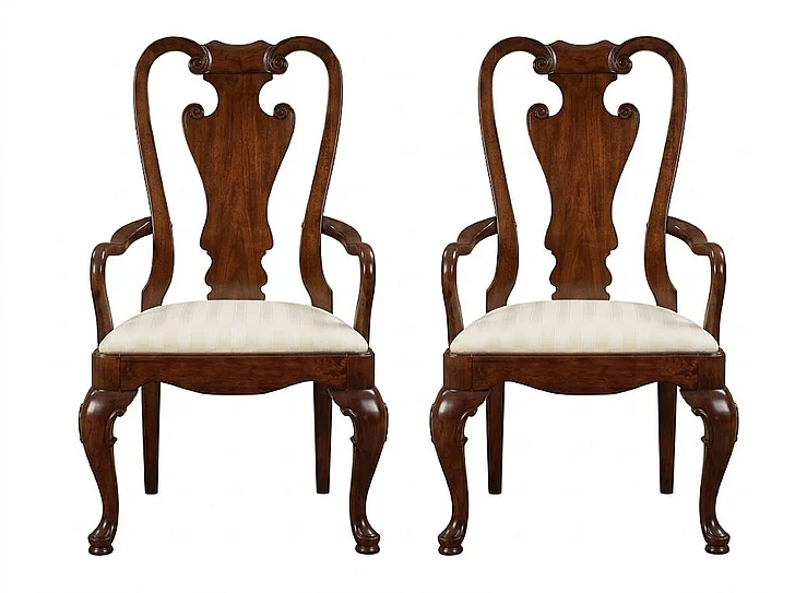 American Drew Cherry Grove Splat Back Arm Chair (Set of 2) CLOSEOUT